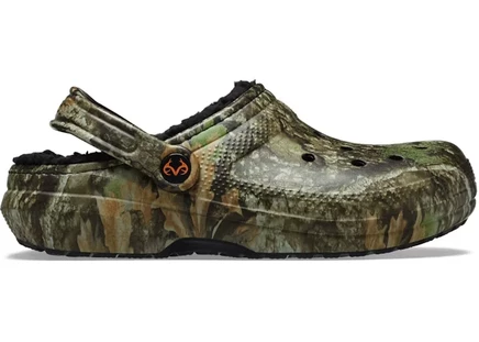 Мужские сабо Crocs Classic Lined Clog Realtree APX, камуфляжные