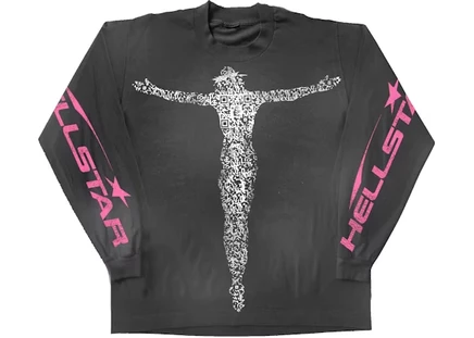 Унисекс лонгслив Hellstar QR Christ, черный