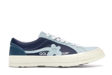 Мужские кеды Converse One Star OX Golf Le Fleur, светло-голубые