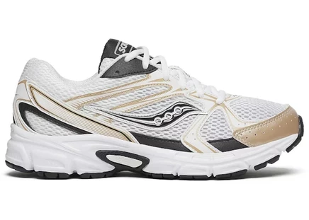 Мужские кроссовки Saucony Ride Millennium, бело-золотые с черным