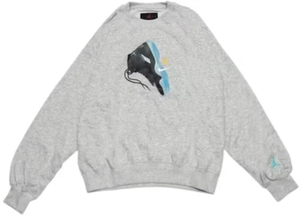 Свитшот Jordan Brooklyn Fleece, серый/голубой