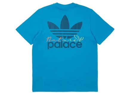 Мужская футболка Palace x adidas Nature, темно-бирюзовая