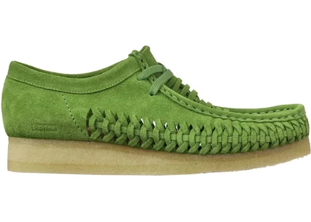 Мужские кроссовки Clarks Originals Wallabee Supreme, зеленые