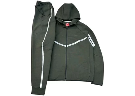 Мужской костюм Nike Tech Fleece, Sequoia/черный