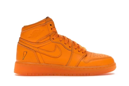 Детские кроссовки Jordan 1 Retro High Gatorade, оранжевые