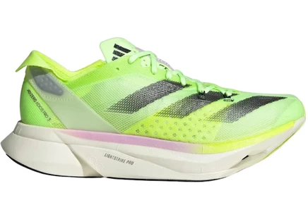 Женские кроссовки adidas adizero adios pro 3, черные/лимонные
