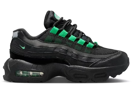 Детские кроссовки Nike Air Max 95 Recraft (PS), черно-серые/зеленые