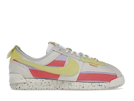 Мужские кроссовки Nike Cortez Union, лимонно-сиреневые