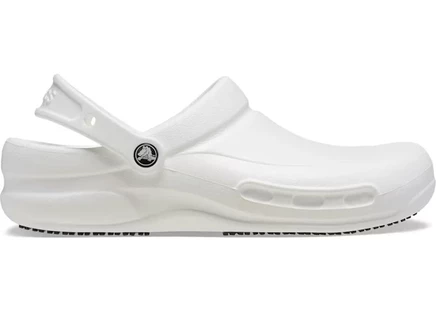 Мужские рабочие клоги Crocs Bistro, антискользящие, белые