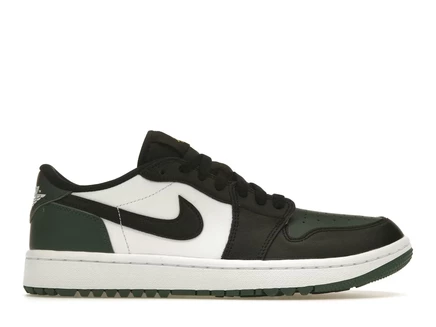 Мужские кроссовки Jordan 1 Retro Low Golf Noble Green, зеленые