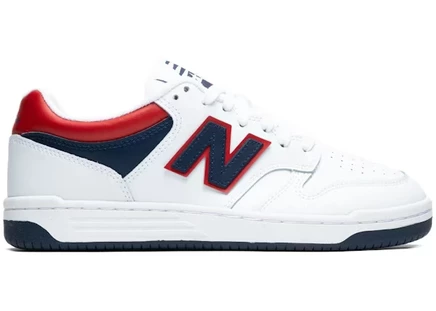 Мужские кроссовки New Balance 480, бело‑индиго‑красные
