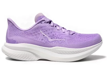 Женские кроссовки Hoka Mach 6 Aster Flower, белые