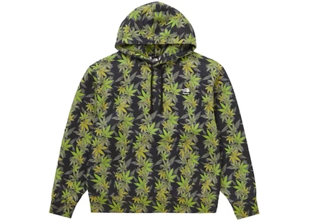 Мужская худи Supreme x The North Face Leaf, черная
