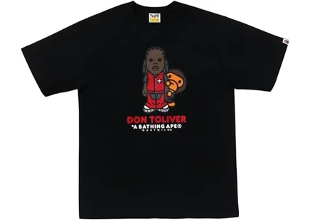 Мужская футболка Bape Milo Tee, черная