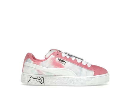 Детские кроссовки Puma Suede XL Hello Kitty, розово-голубые