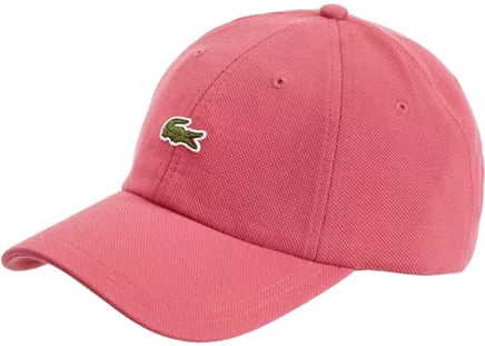 Унисекс кепка Supreme Lacoste Pique 6-панельная, розовая