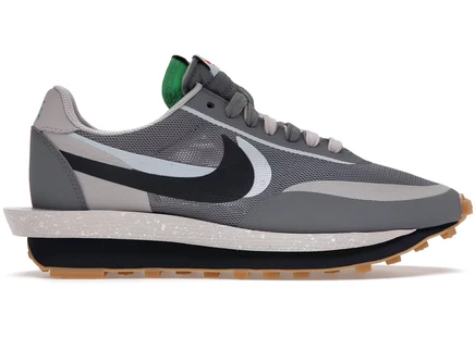 Кроссовки Nike LD Waffle sacai CLOT Kiss of Death 2, серые