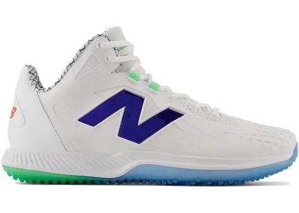 Мужские бутсы New Balance Ohtani 1 TF, бело-зелено-голубые