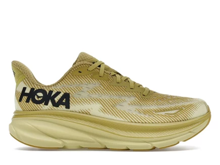 Мужские кроссовки Hoka One One Clifton 9, золотисто-зеленые
