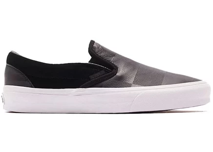 Мужские слипоны Vans Classic Slip-On Oversized Checkerboard, черные