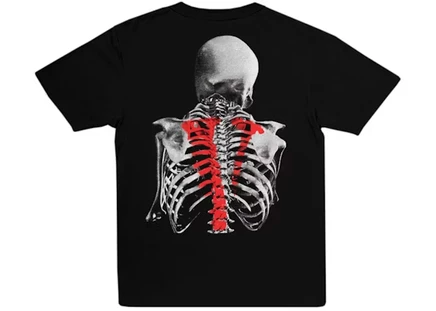 Мужская футболка VLONE x Never Broke Again Bones, черная