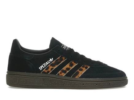 Женские кеды Adidas Handball Spezial Leopard Stripes