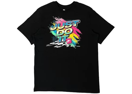 Мужская футболка Nike Just Do It с принтом, черная