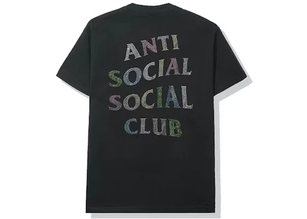 Мужская футболка Anti Social Social Club NT, черная