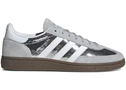 Мужские кроссовки Adidas Handball Spezial, серебристо-белые