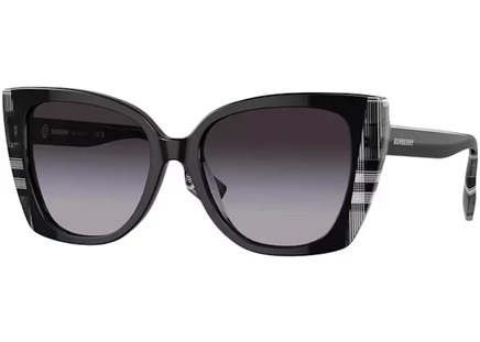 Женские солнцезащитные очки Burberry BE_4393 54 мм, черно-белые