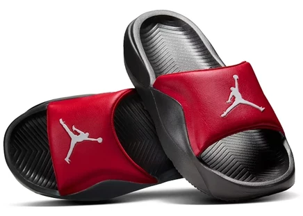 Детские сланцы Jordan Franchise, красно-черно-белые