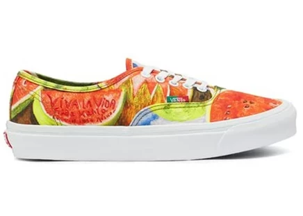 Мужские кеды Vans Authentic Frida Kahlo, белые с принтом