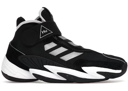 Мужские кроссовки Adidas Crazy BYW, черно‑серебристые
