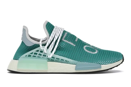 Мужские кроссовки Adidas NMD Hu Pharrell, зеленые