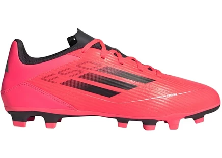 Мужские футбольные бутсы Adidas F50 Club IE0613, turbo/aurora черный/платиновый