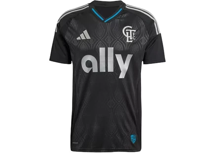 Мужское джерси Adidas Charlotte FC 25/26, черное