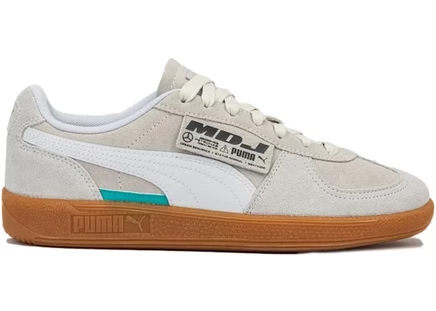 Мужские кроссовки Puma Palermo Mercedes-AMG, бело-бежевые