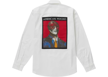 Рубашка Supreme American Psycho Work Shirt, белая