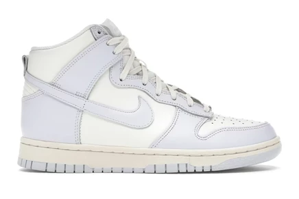 Женские кроссовки Nike Dunk High, молочно-серые