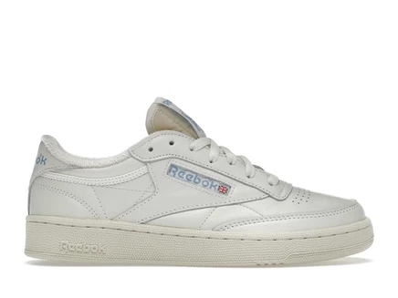 Мужские кроссовки Reebok Club C 85 Vintage Chalk, бело-голубые