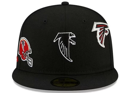 Мужская кепка New Era 59FIFTY Just Don Atlanta Falcons, черная