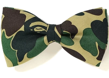 Мужской галстук-бабочка Bape ABC, зеленый