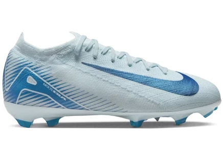 Детские бутсы nike mercurial vapor 16 pro fg, ледниково-голубые