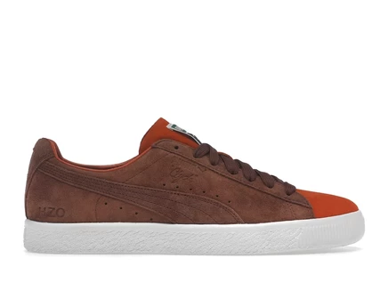 Puma Clyde Patta Amsterdam (Brown) vibrant orange/biscuit-puma white