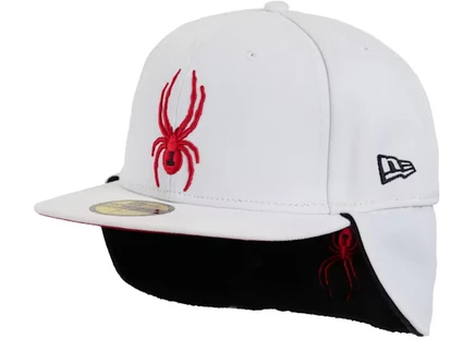 Унисекс шапка Supreme Spyder Earflap New Era, белая