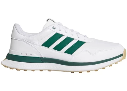 adidas S2G 26 Leather Spikeless Golf White Collegiate Green Gum cloud white/collegiate green/gum