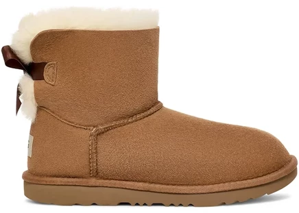 Детские угги UGG Mini Bailey Bow II, каштановые