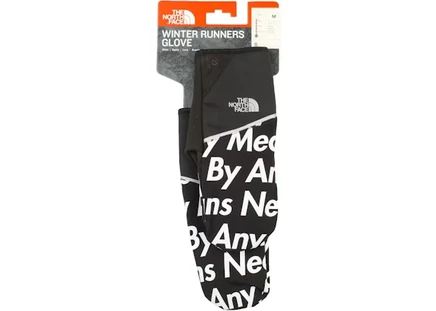Унисекс перчатки Supreme x The North Face, черные