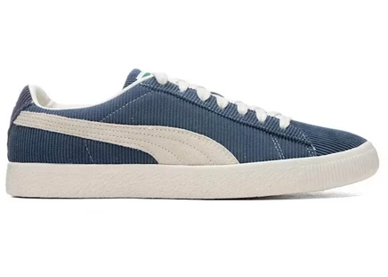 Мужские кроссовки puma basket vintage, темный деним