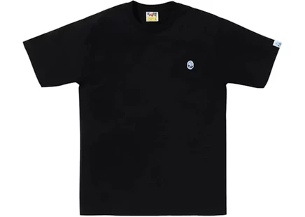 Футболка Bape ABC Camo One Point, черно-синяя